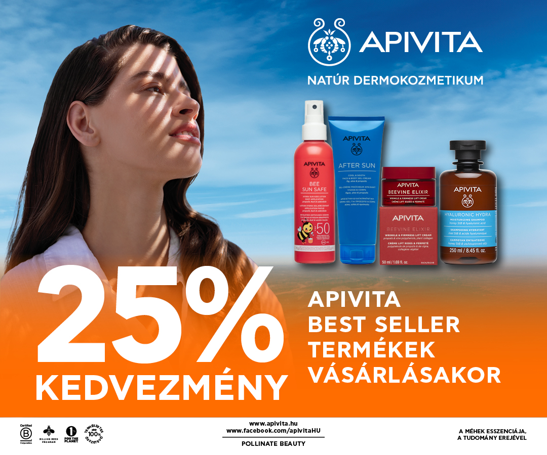 Apivita Best Seller termékek 25% kedvezmény