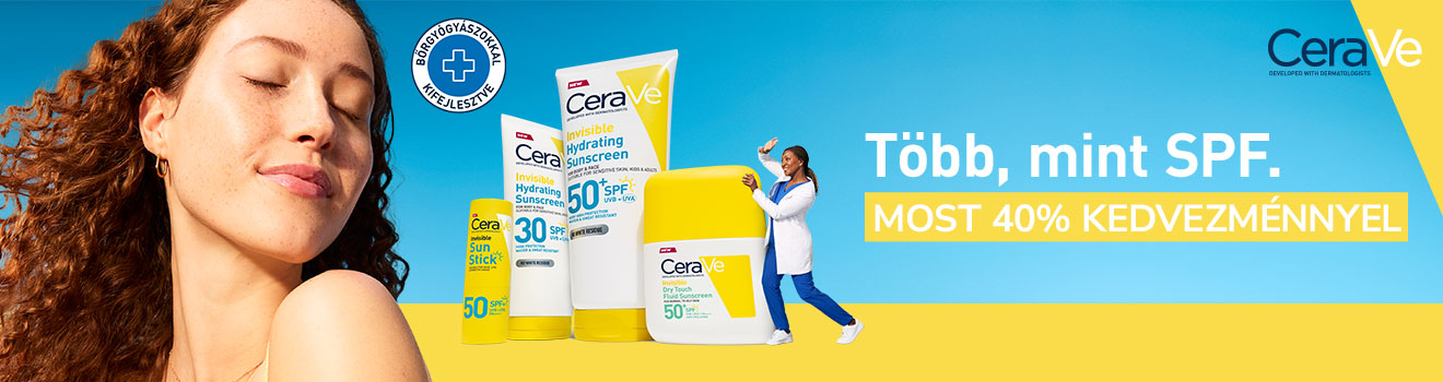 CeraVe fényvédő termékek 40% CeraVe fényvédő termékek 40%