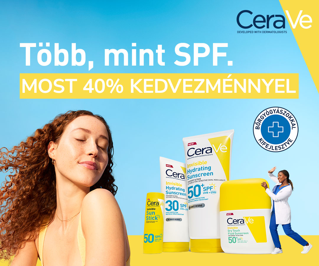 CeraVe fényvédő termékek 40% CeraVe fényvédő termékek 40%