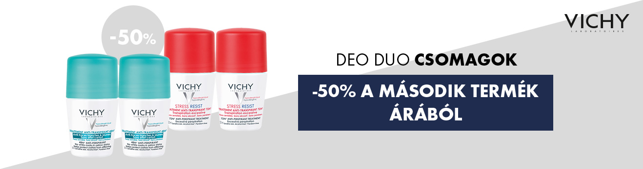Vichy Dezodor duopackok