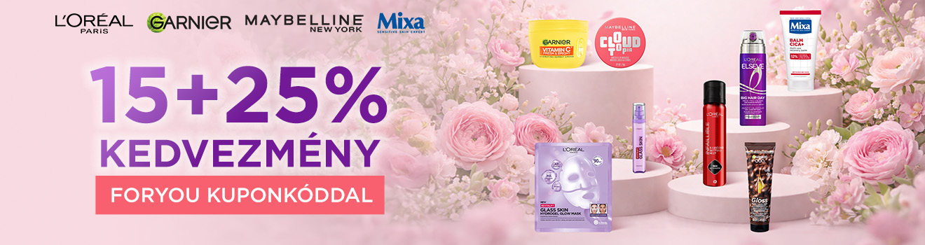 Garnier 15+25% Kedvezmény