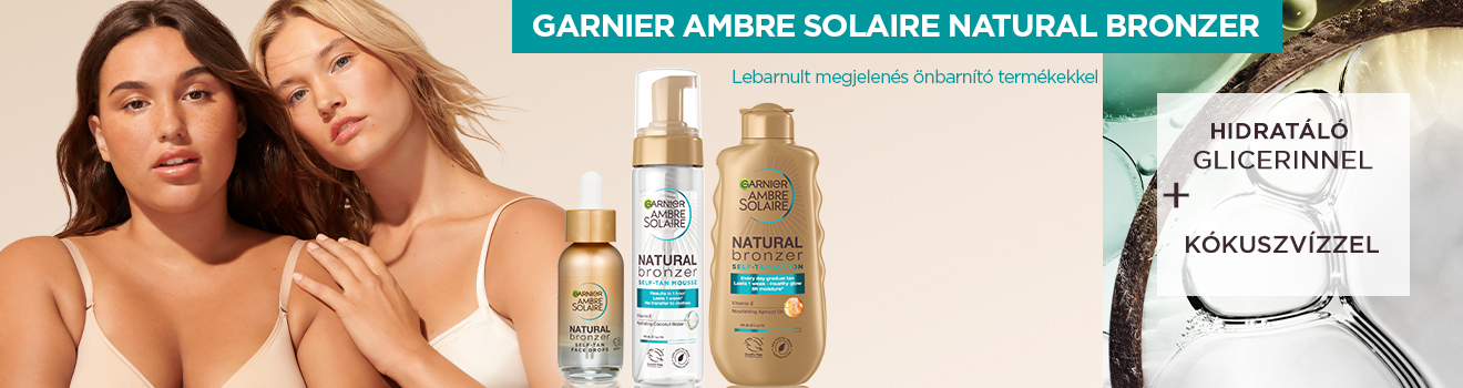Garnier Ambre Solaire Natural Bronzer önbarnító termékek