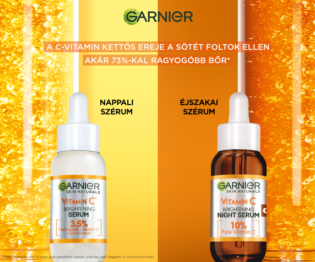 Garnier C-Vitamin nappali és éjszaki szérum