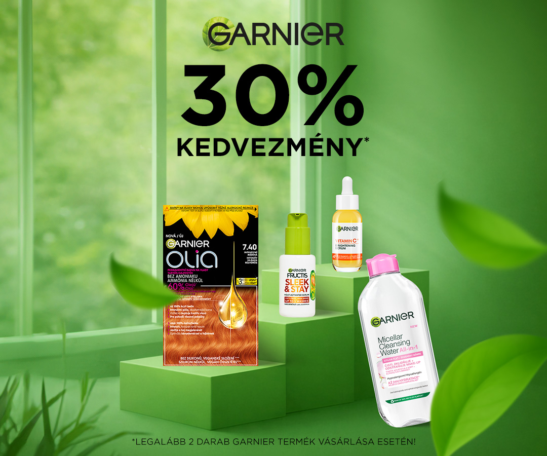 Garnier 30% kedvezmény 2 db-tól