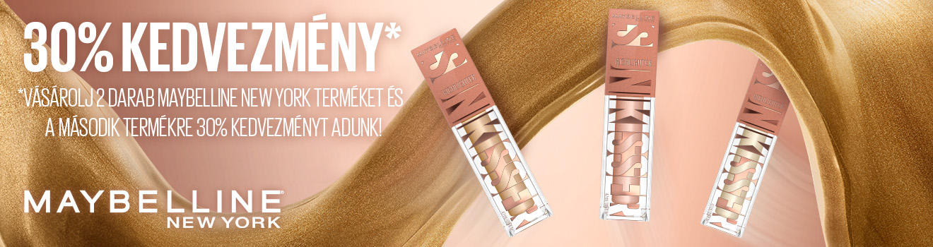 Maybelline 2. termék 30%