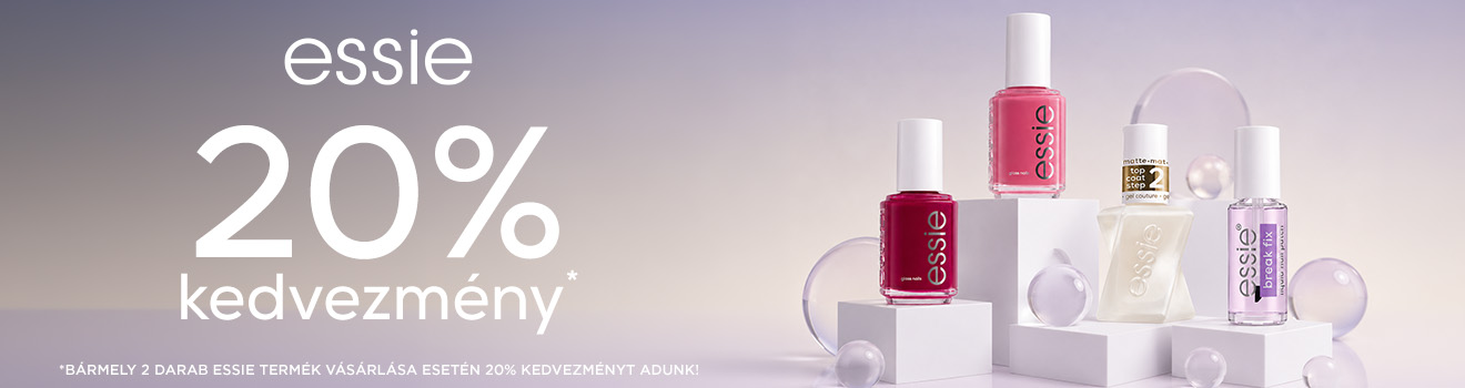 Essie 20% 2 db-tól Essie 20% 2 db-tól