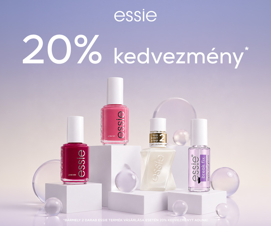 Essie 20% 2 db-tól Essie 20% 2 db-tól