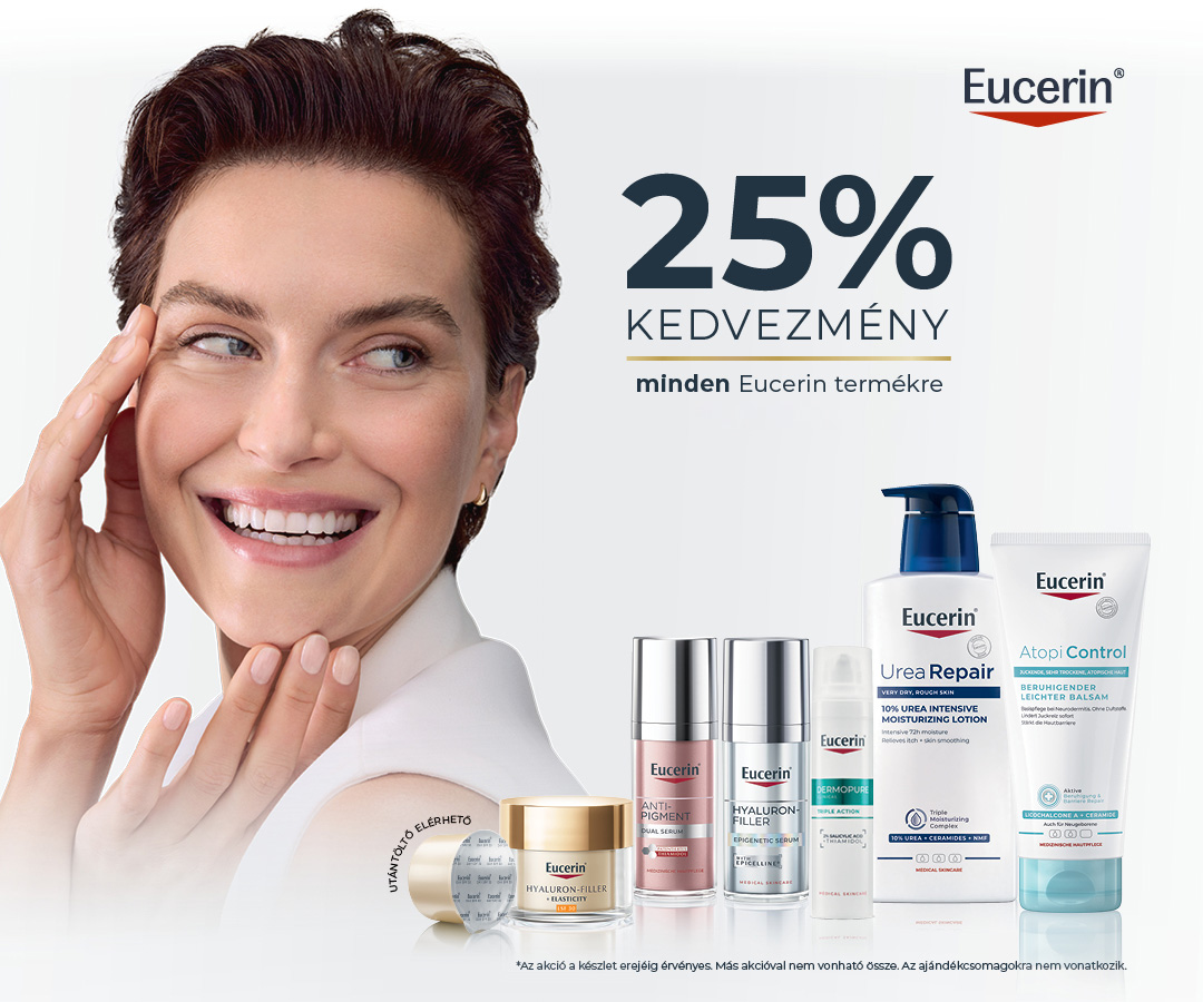 Minden Eucerin termék 25%
