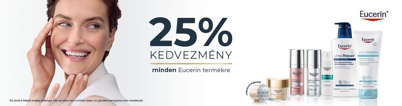 Minden Eucerin termék 25%