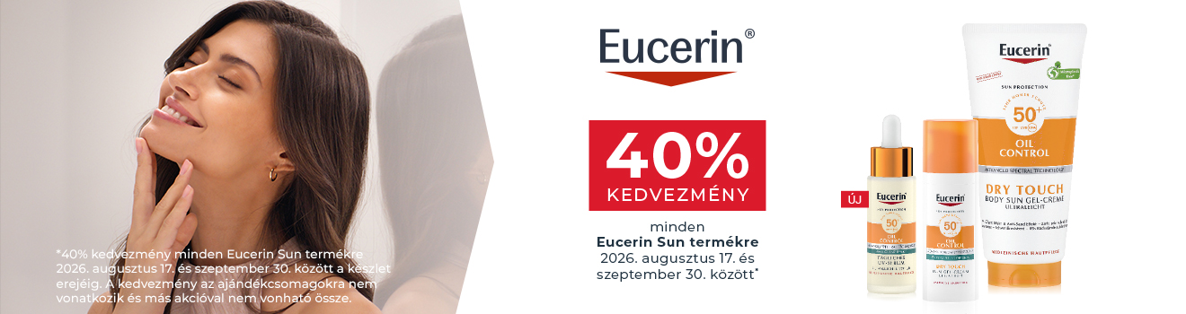 Eucerin Napozó termékek 40% Eucerin Napozó termékek 40%