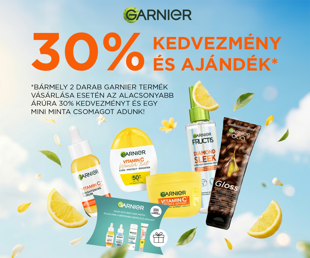 Garnier 30% kedvezmény 2 db-tól