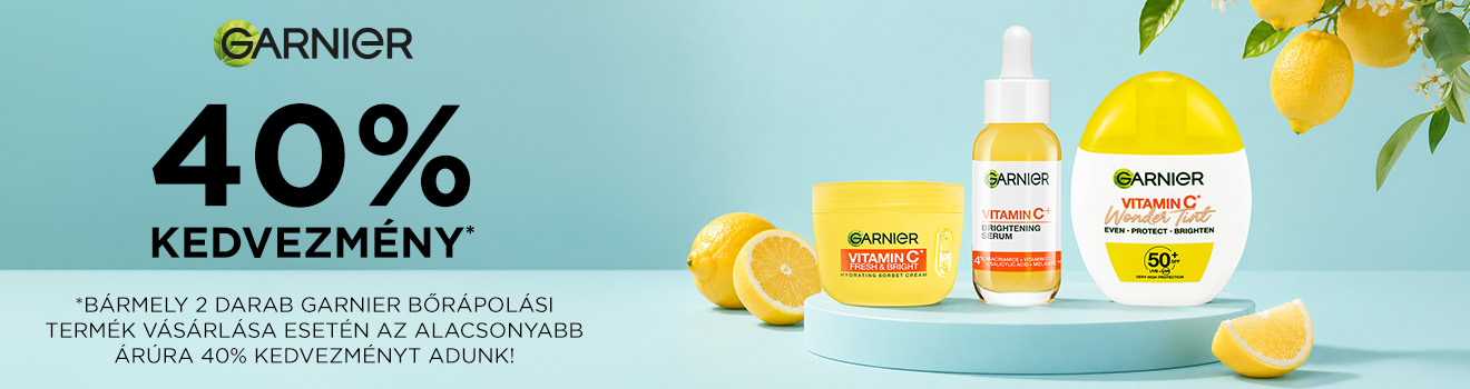 Garnier Bőrápolás 2. termék 40%