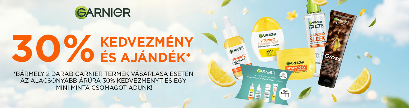 Garnier 30% kedvezmény 2 db-tól