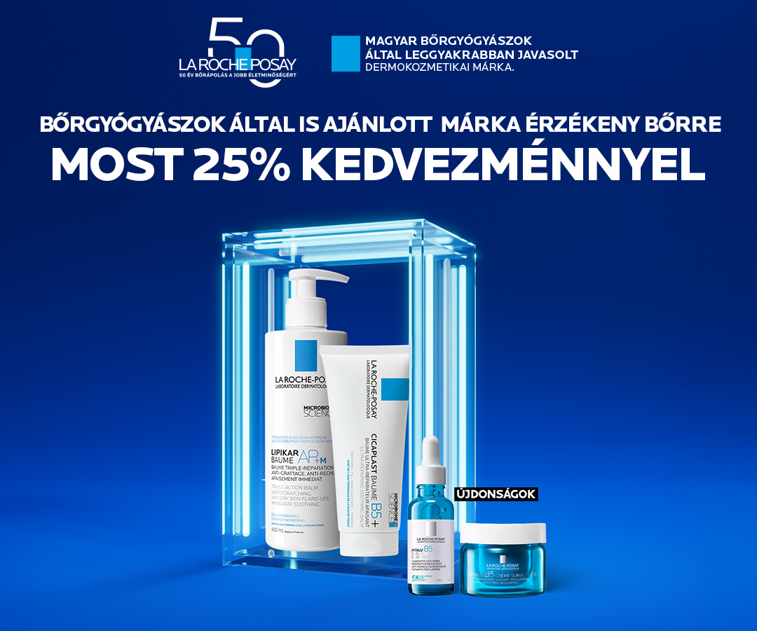 Minden La Roche-Posay termékre 25%