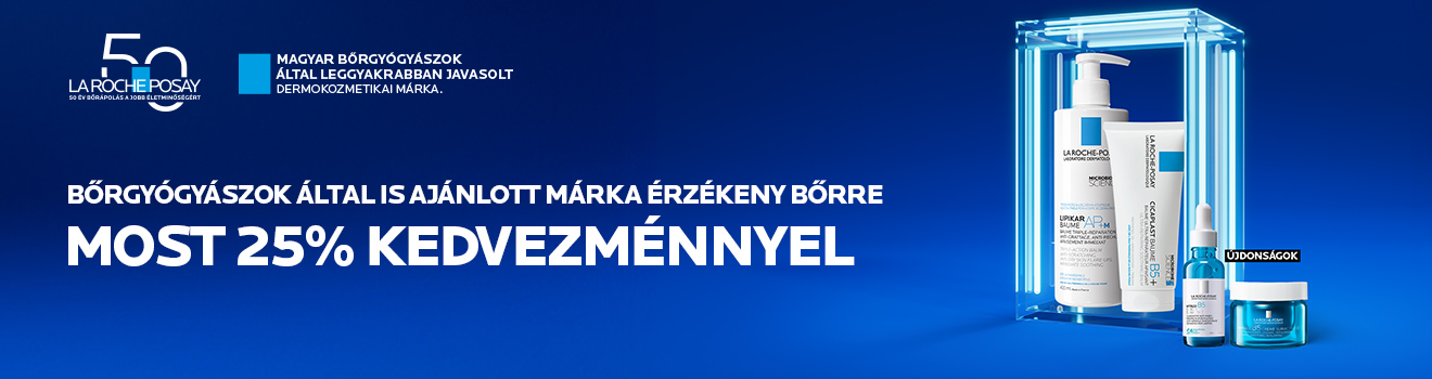 Minden La Roche-Posay termékre 25%