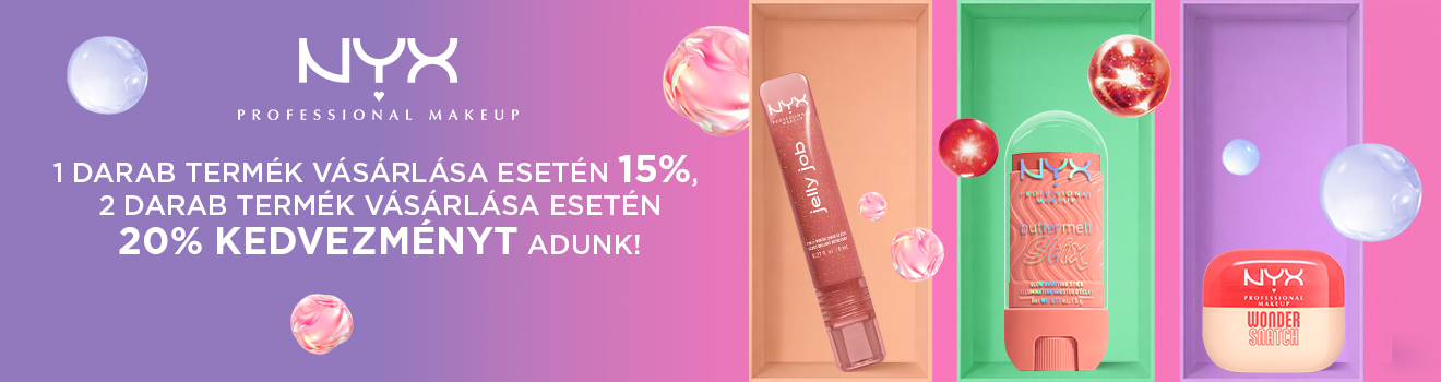 NYX 15-20% kedvezmény