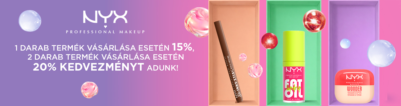 NYX 15-20% kedvezmény NYX 15-20% kedvezmény