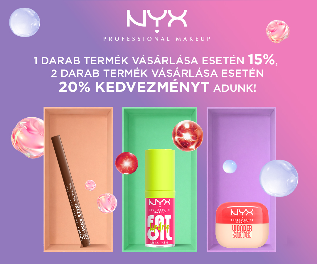 NYX 15-20% kedvezmény NYX 15-20% kedvezmény