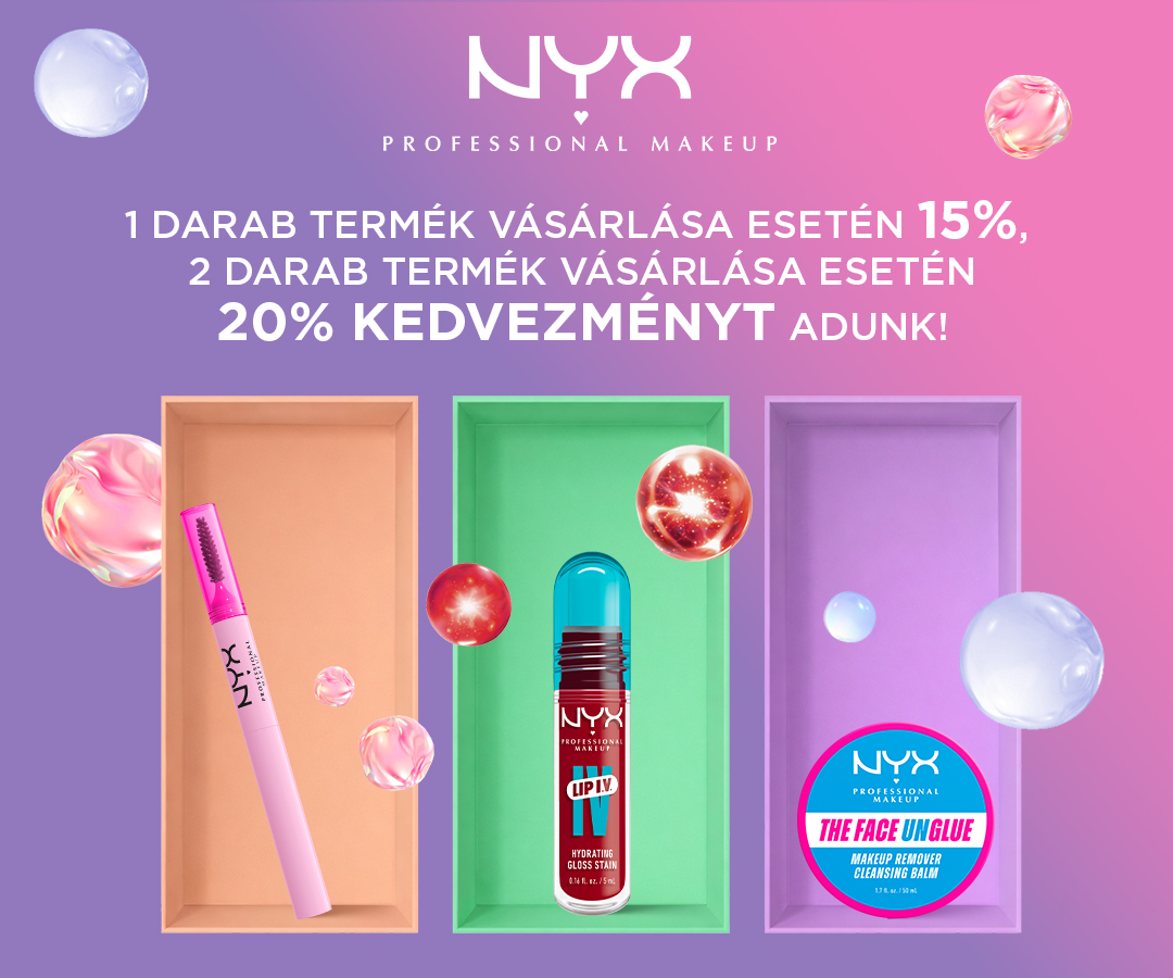 NYX 15-20% kedvezmény NYX 15-20% kedvezmény