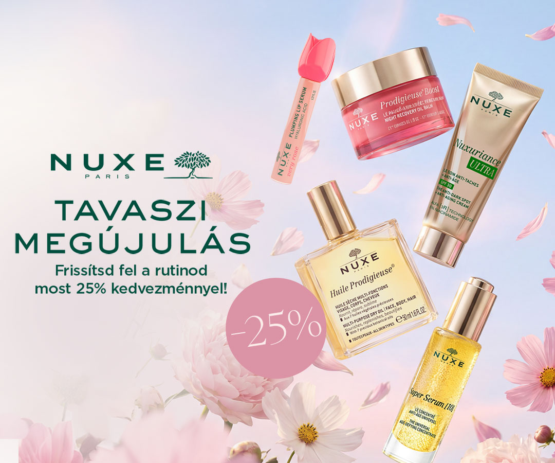 NUXE 25% kedvezmény NUXE 25% kedvezmény