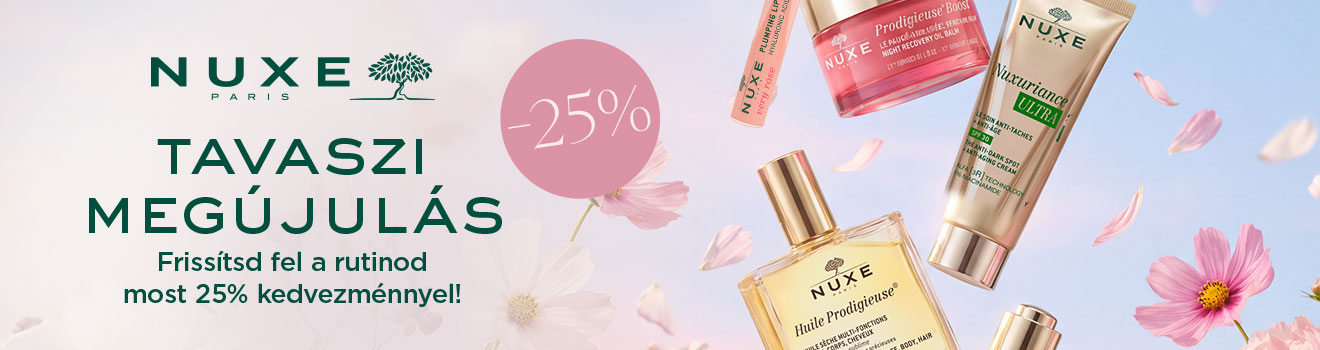 NUXE 25% kedvezmény NUXE 25% kedvezmény