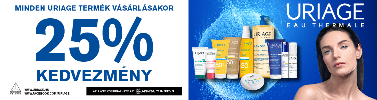 Uriage napok 25%
