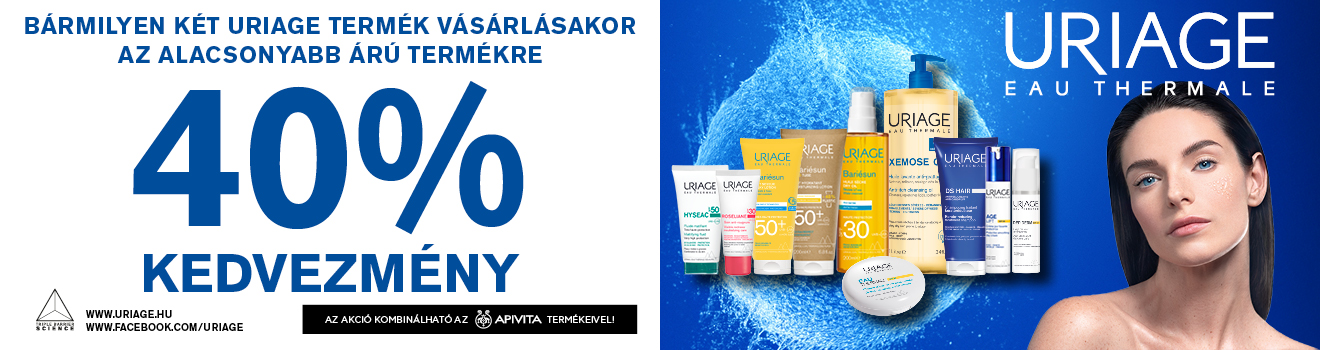 Minden 2. Uriage termék 40%
