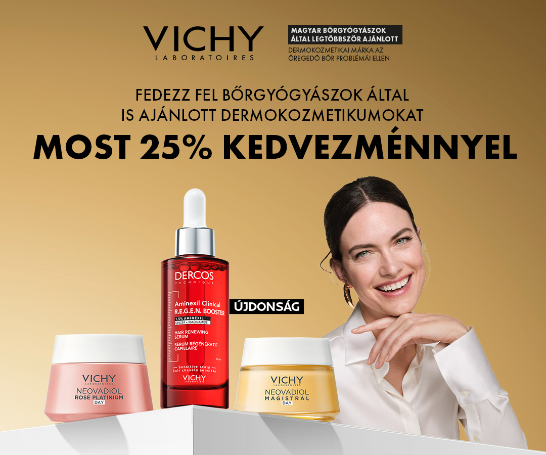 Minden Vichy termékre 25% Minden Vichy termékre 25%