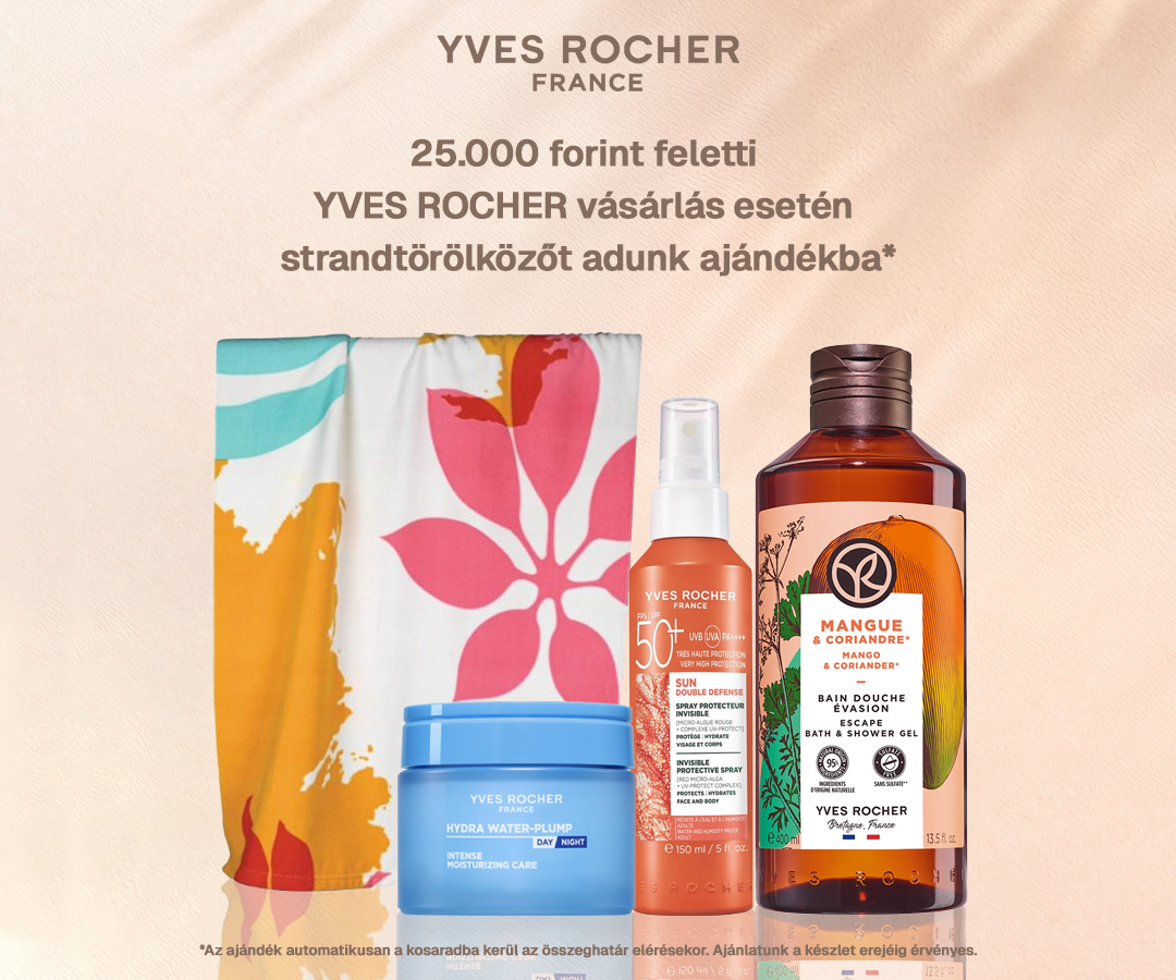 Ajándék Yves Rocher Strandtörölköző Ajándék Yves Rocher Strandtörölköző