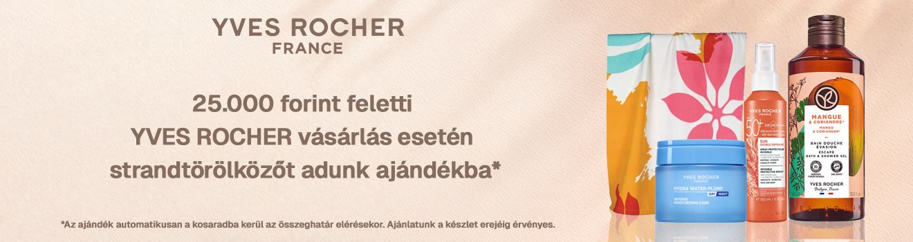 Ajándék Yves Rocher Strandtörölköző Ajándék Yves Rocher Strandtörölköző
