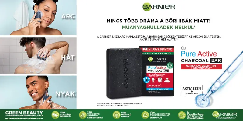 Garniner Pure Charcoal Bar - Több, mint egy klasszikus szappan