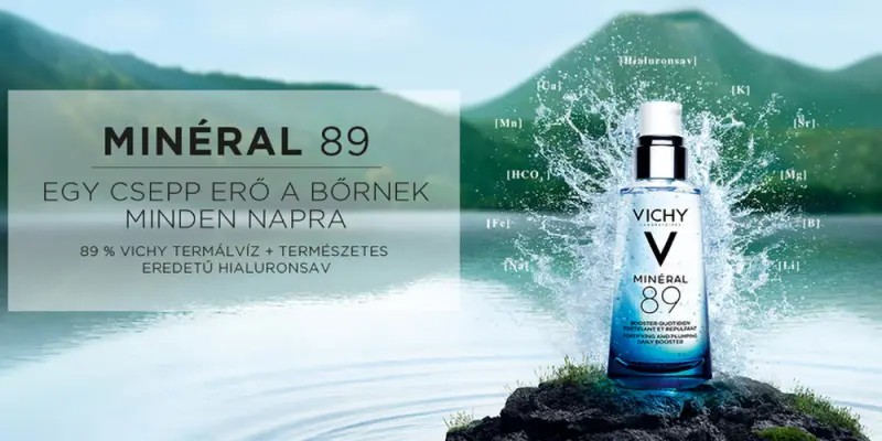 Minéral 89 bőrerősítő és teltséget adó booster