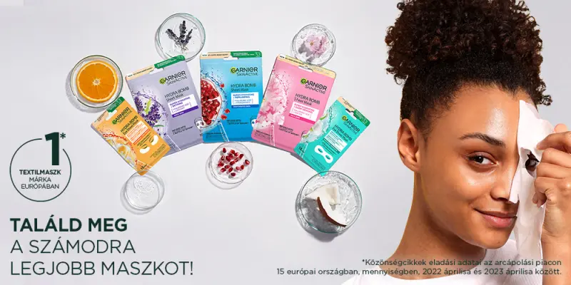 Találd meg a számodra ideális Garnier maszkot!