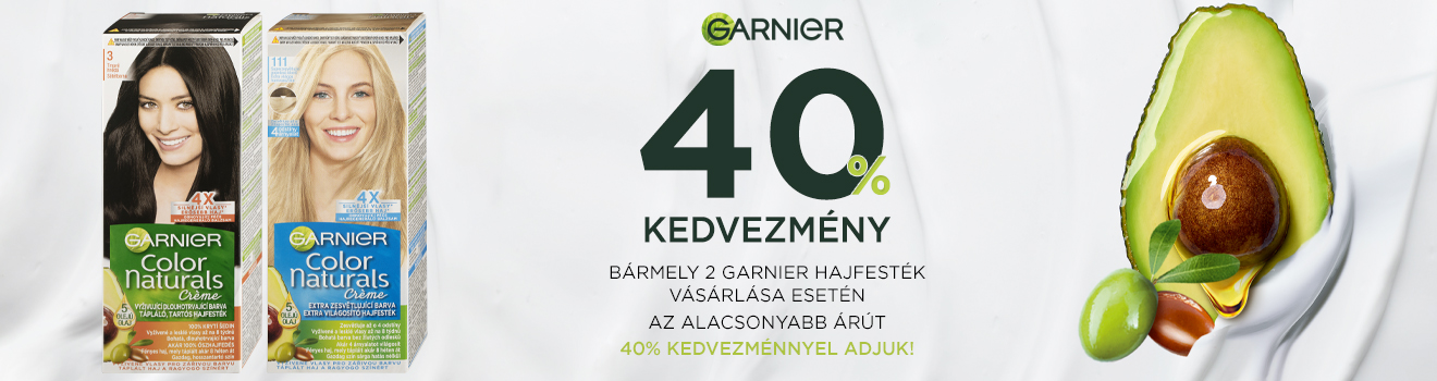 Garnier Hajápolás 2. termék 40% 2023.09.