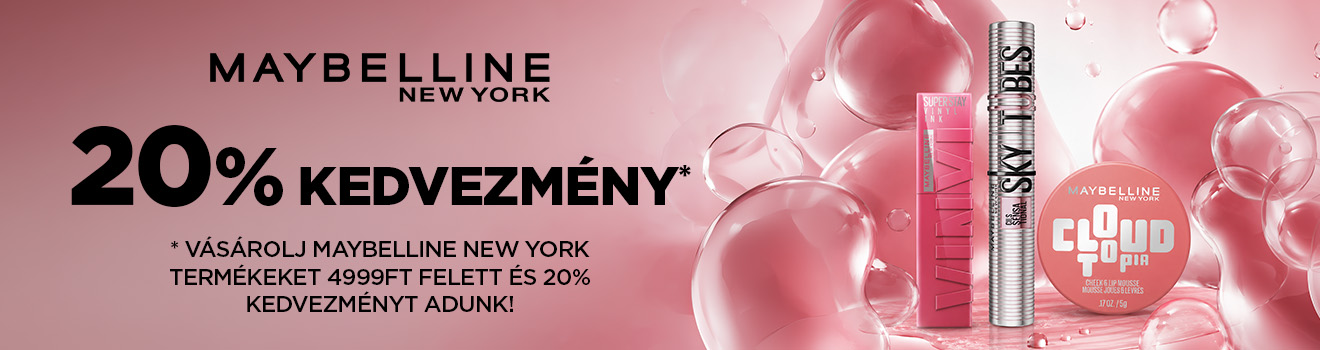 Maybelline 20% kedvezmény 2026.05.