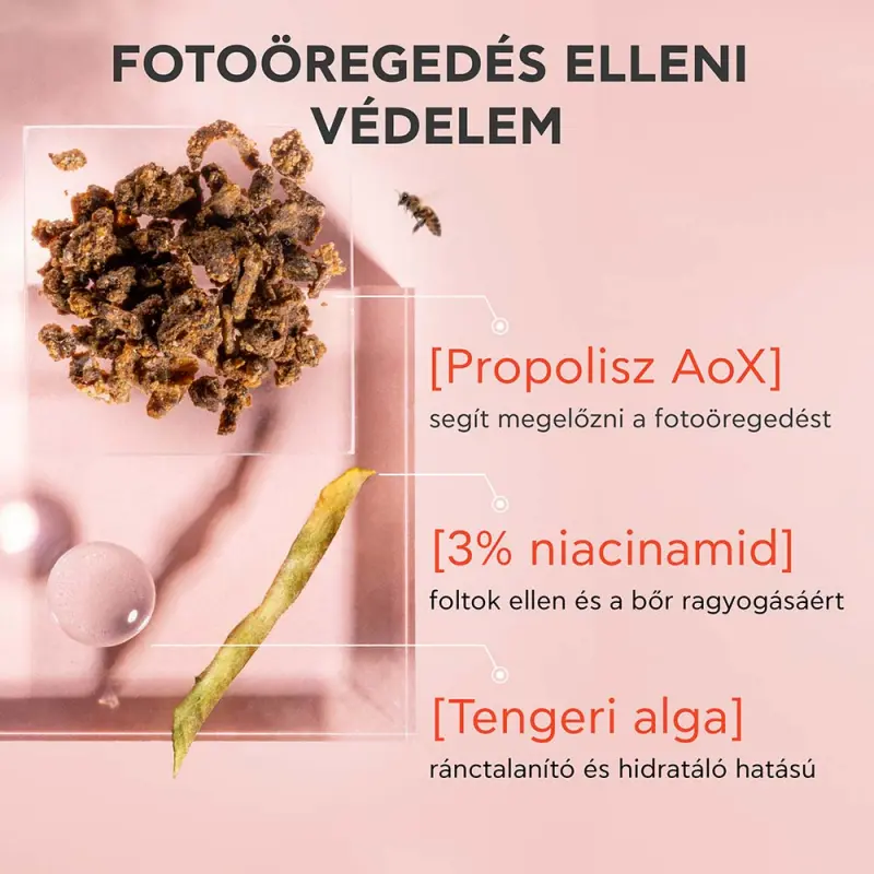 BEE SUN SAFE Daily Age Repair Fluid - ráncok, pigmentfoltok ellen SPF50 (50 ml)