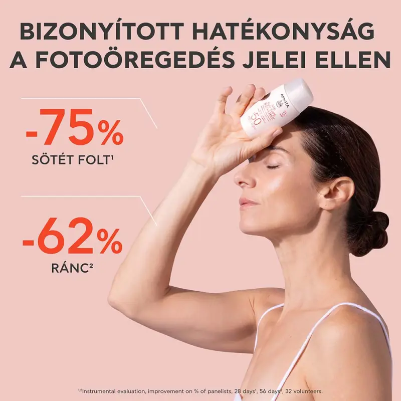 BEE SUN SAFE Daily Age Repair Fluid - ráncok, pigmentfoltok ellen SPF50 (50 ml)