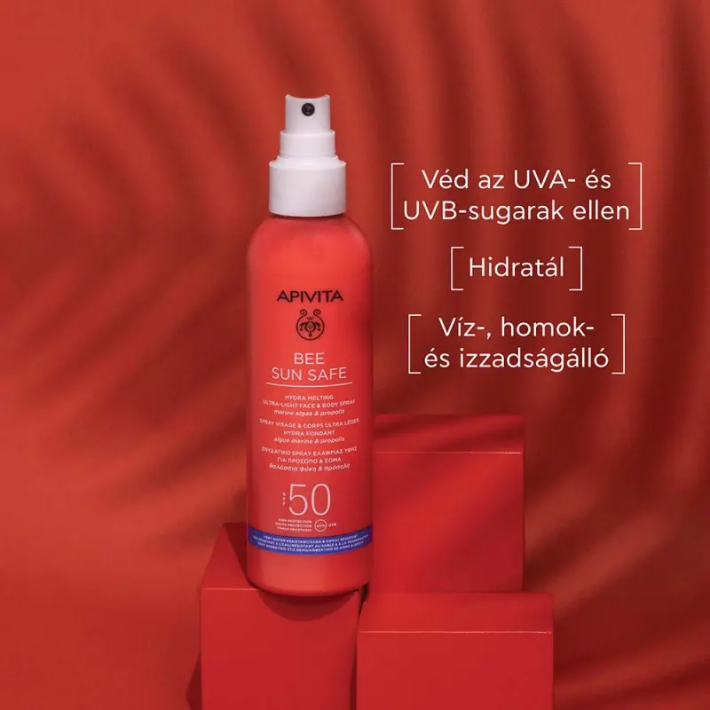 BEE SUN SAFE Spray arcra és testre SPF50 (200 ml)