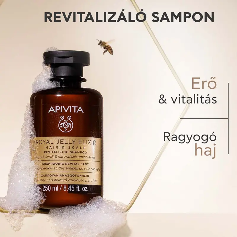 Royal Jelly Elixir Haj és fejbőr revitalizáló sampon 250 ml