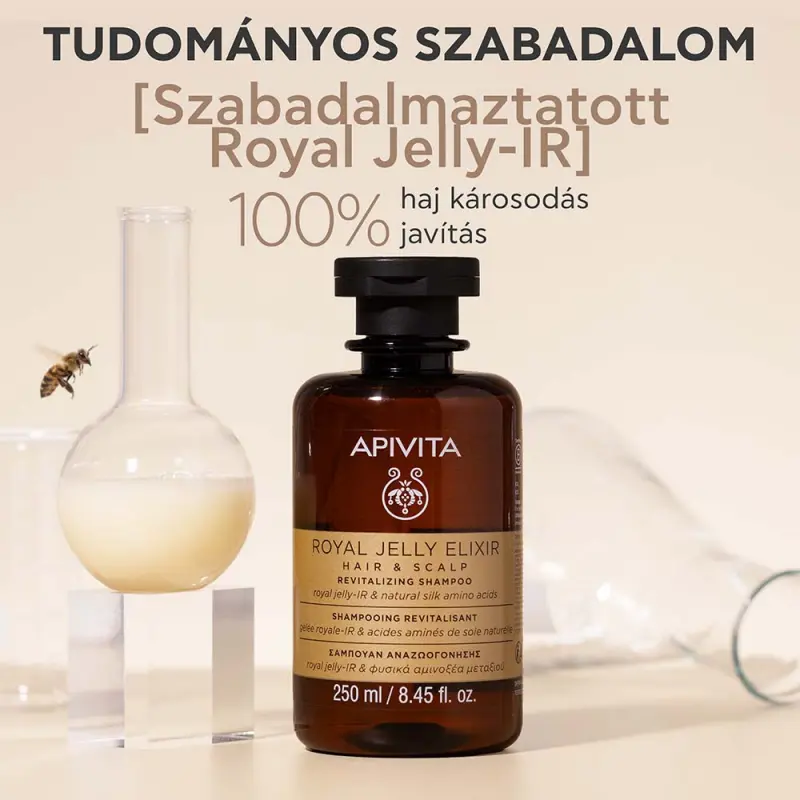Royal Jelly Elixir Haj és fejbőr revitalizáló sampon 250 ml