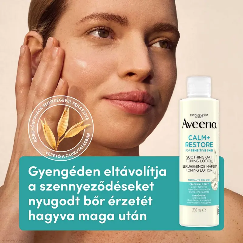 Calm+ Restore Nyugtató tonizáló lotion zabbal 200 ml