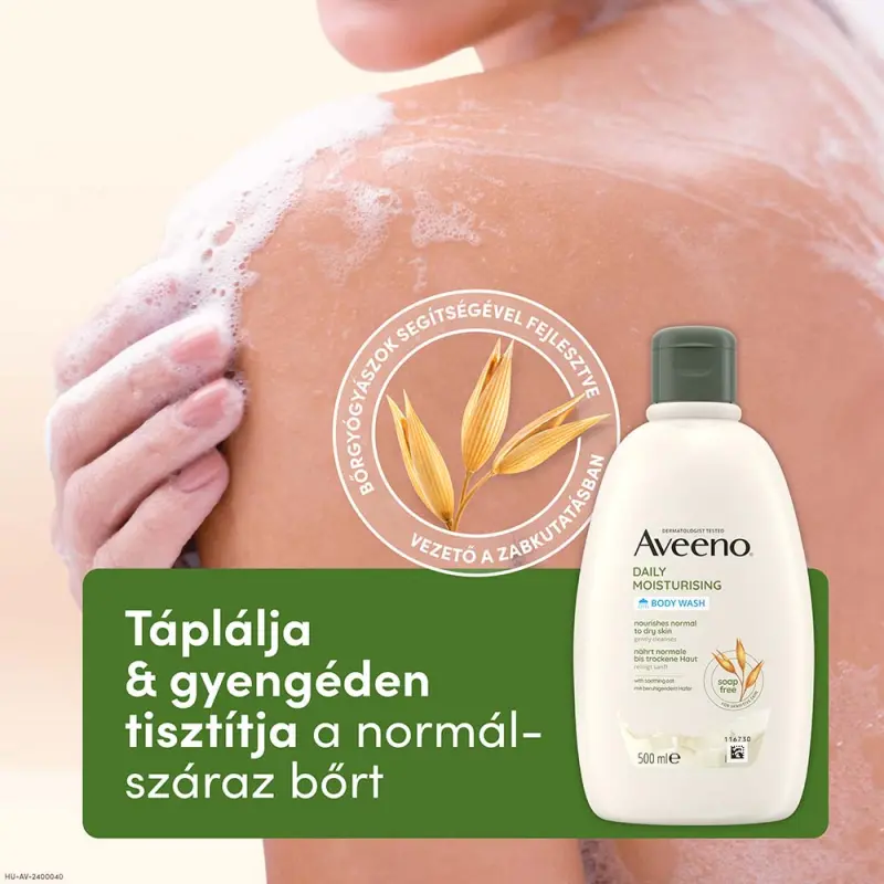 Daily Moisturising Tusfürdő, enyhe illattal 500 ml