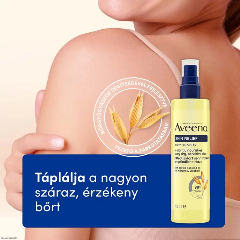 Skin Relief Testápoló olajspray 200 ml