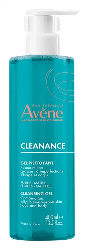 AVÉNE Cleanance Tisztító gél 400 ml AVÉNE Cleanance Tisztító gél 400 ml