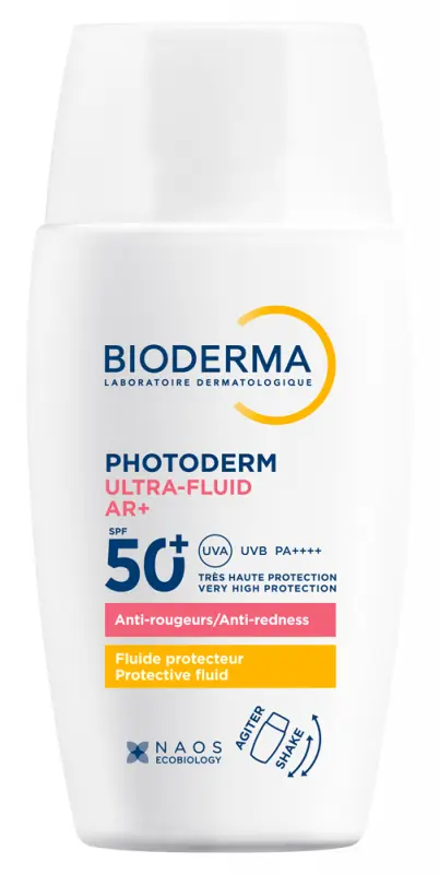 BIODERMA Photoderm AR+ Ultra-fluid fényvédő rosaceás bőrre SPF50+ (40 ml)