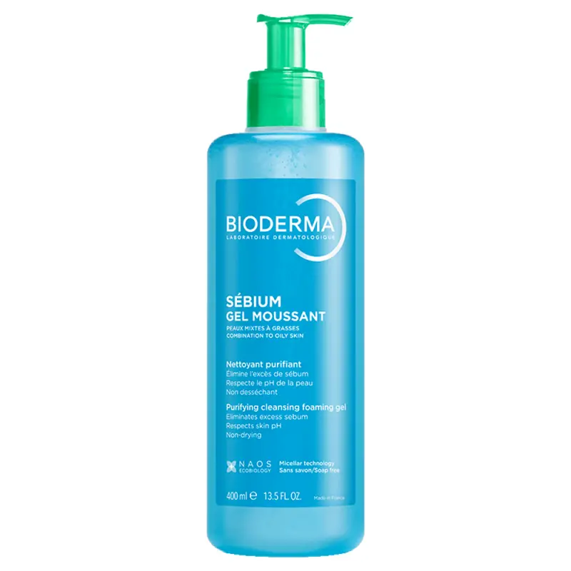 BIODERMA Sébium Gel Moussant habzó gél 400 ml