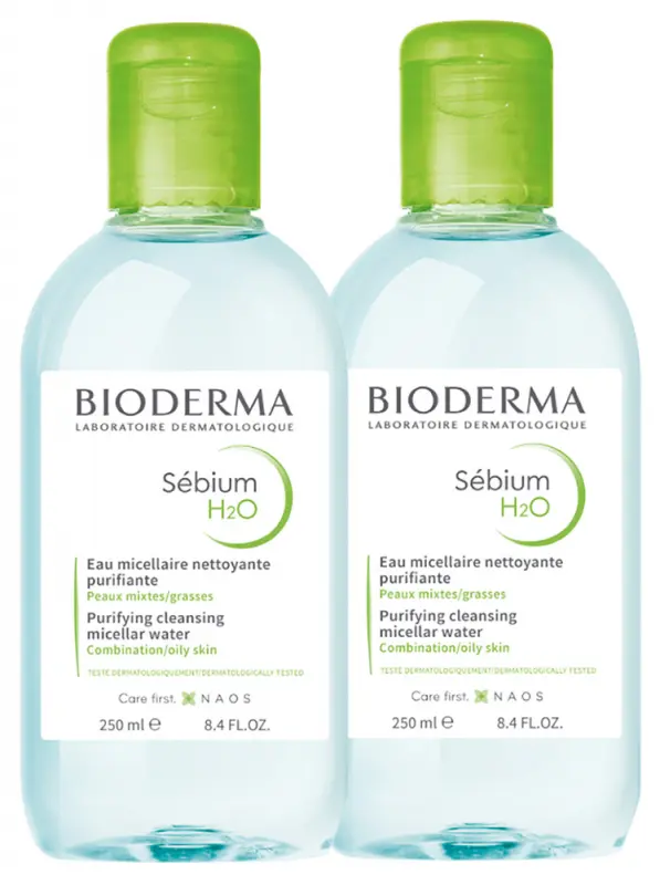BIODERMA Sébium H2O micellafesztivál 2x250 ml BIODERMA Sébium H2O micellafesztivál 2x250 ml