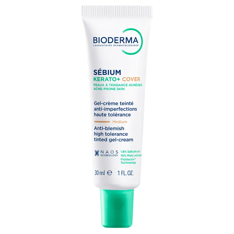 BIODERMA Sébium Kerato+ Cover színezett krém 30 ml