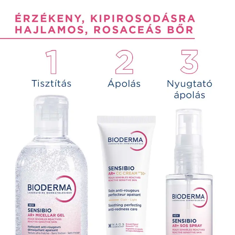 Sensibio AR+ CC krém SPF50+ (40 ml)