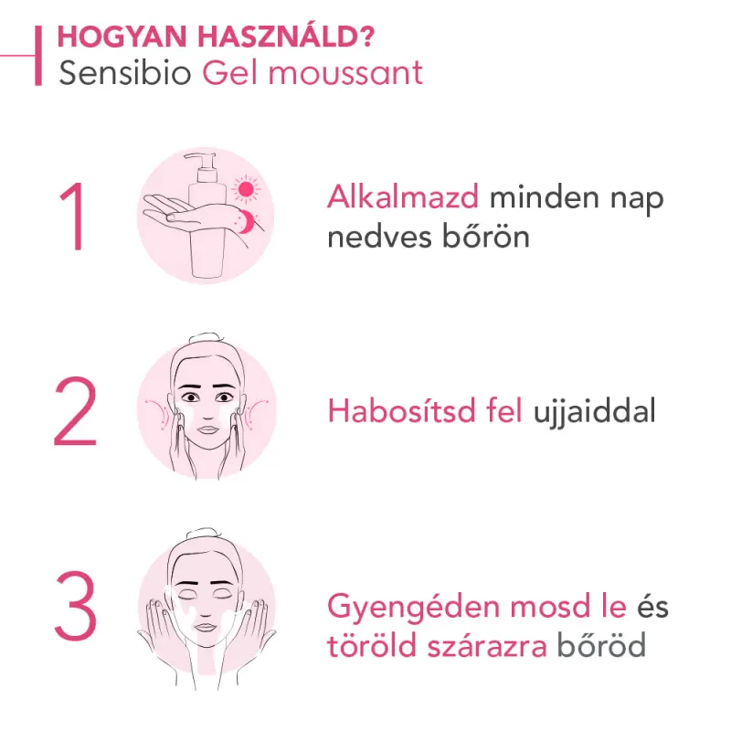Sensibio Moussant habzó gél 100 ml